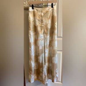 Commense Beige and White Patterned Pants - SZ Small